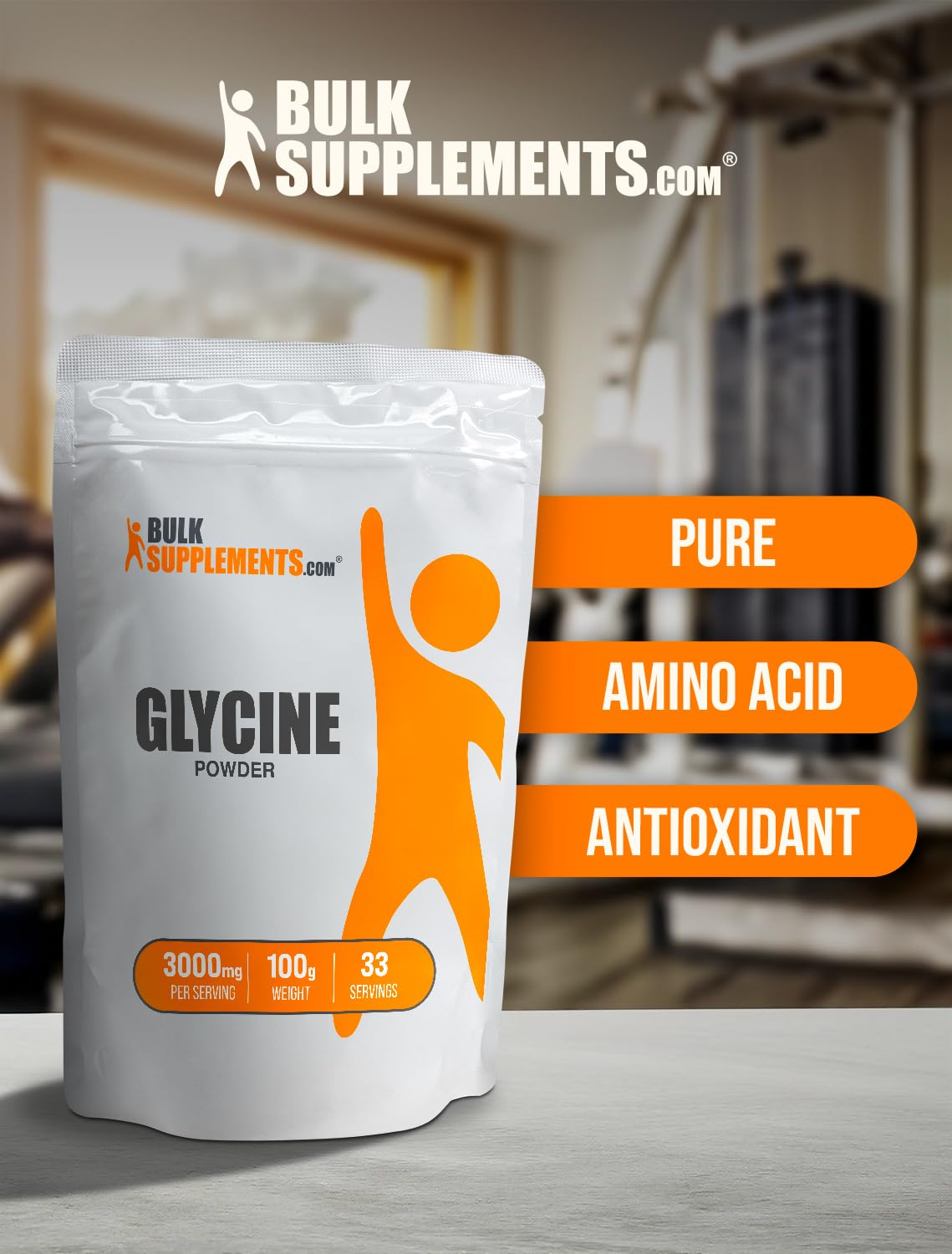 Replace Sugar in your coffee with - Glycine Supplements, Glycine 3000mg - Glycine Amino Acid Supplement, Pure & Gluten Free - 3000mg per Serving, 500g (1.1 lbs) (Pack of 1)